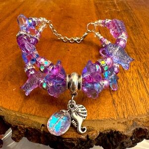 Handmade Memory Wire Cuff Bracelet